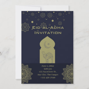 Convites Minimalista Eid al-adha 