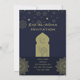 Convites Minimalista Eid al-adha