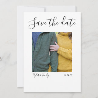 Convites Minimalista elegante save the date
