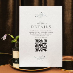 Convites Minimalista Preto em Paisley Branco Macio RSVP 