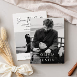 Convites Minimalista Salvar a Data