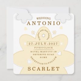 Convites Minimalista Vibe Cute Casamento E Estética Moderna