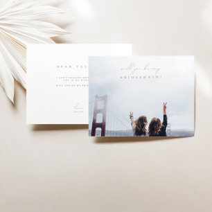 Convites Minimalista Você Será Minha Foto De Roteiro De B