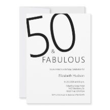 Mínimo Cinquenta e Fabuloso Aniversário de 50 anos