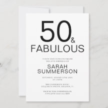 Mínimo Cinquenta e Fabuloso Aniversário de 50 Anos
