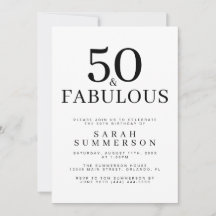 Mínimo Cinquenta e Fabuloso Aniversário de 50 anos