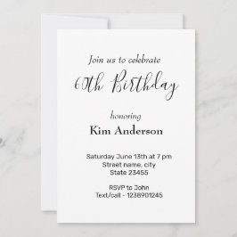 Convites Mínimo colorido adicione seu nome de imagem de tex