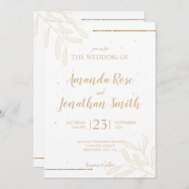 Convites Mínimo de folhas e de lixo