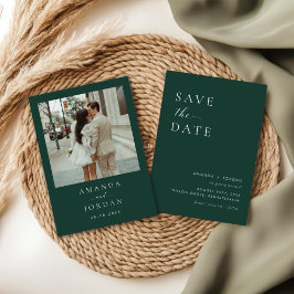 Convites Mínimo de Foto Salvar a Data