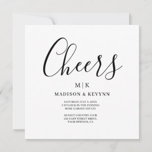 Convites Mínimo e Chic Casamento
