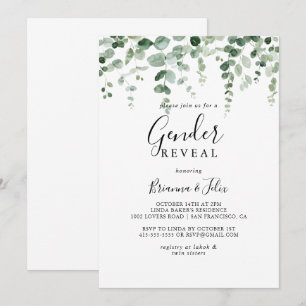 Convites Mínimo Partido da Revenda de Gênero do Eucalipto