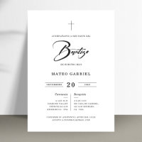 Mínimos Invitaciones De Bautizo Para Nina Nino