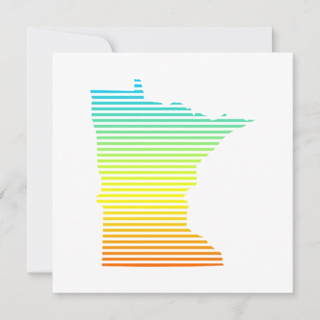 Convites minMinnesota chill fade (Frente)