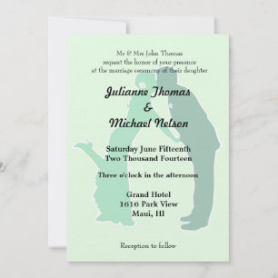 Convites Mint Bride e Groom Wedding
