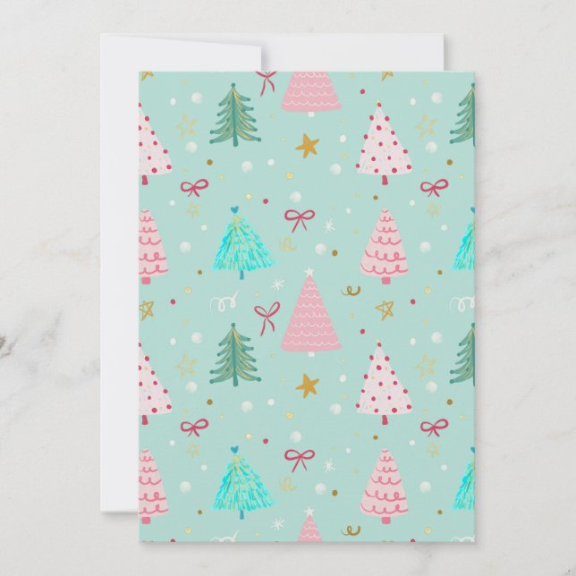 Convites Mint Christmas Tree Invitation (Frente)