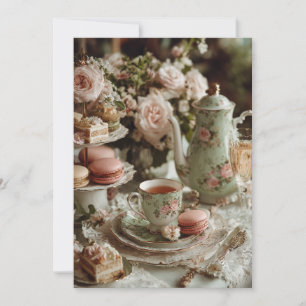 Convites Mint & Macarons   Doce