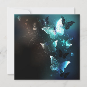 Convites Mint Night Butterflies