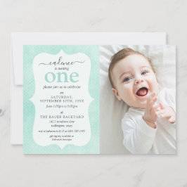 Convites Mint & Yellow Cottage Rustic Wood Fotografia Geomé