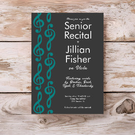 Convites Minúsculo Treble Clef Mais velho Music Considerand