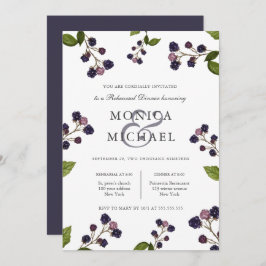 Convites mirtilo | Janto de ensaio de casamento