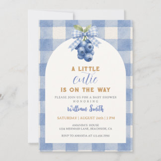 Convites Mirtilos Modernos Chuvinha de amor baby shower