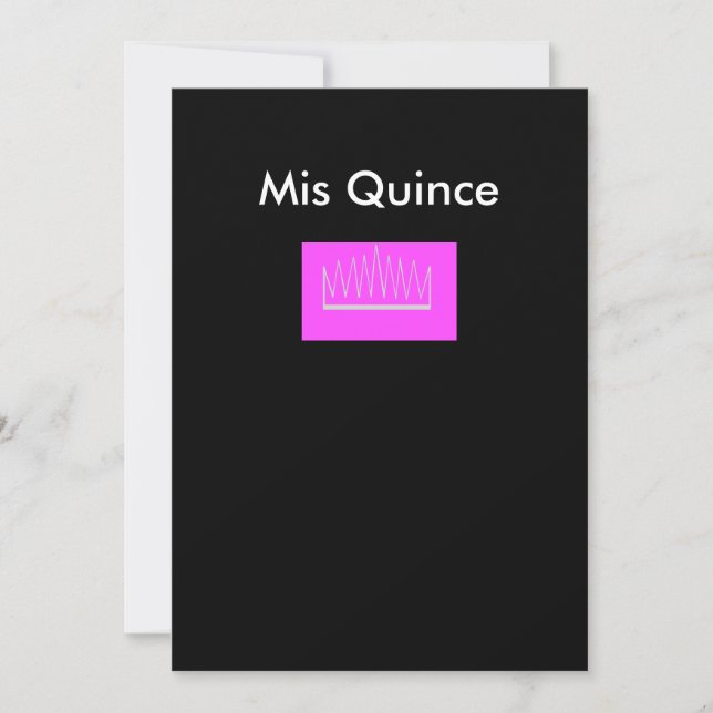 Convites Mis Quince (Frente)