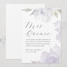 Mis Quince Floral 15 Anos Aniversário Quinceañera