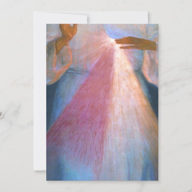 Convites Misericórdia Divina Original Por Kazimirowski (Frente)