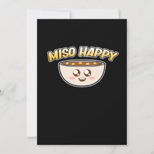 Convites Miso Happy Ramen Anime Kawaii Ramen Noodles Lover
