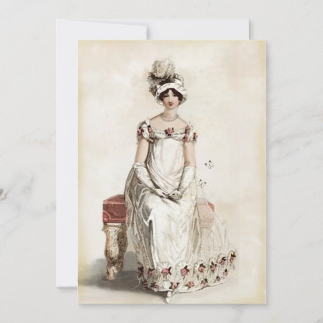 Convites "Miss Bennet" (Frente)