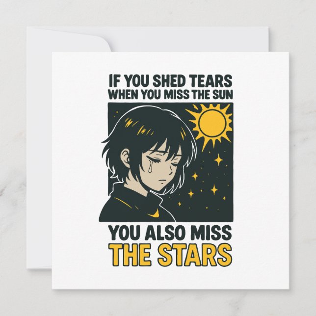 Convites Miss the stars (Frente)