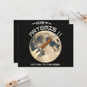 Convites Missão Artemis à lua