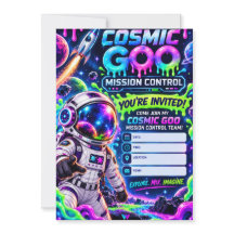 MISSÃO CONTROLE DO COSMIC GOO ESPAÇO LAMA ANIVERSÁ