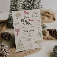 Misstletoe para a Sra. Chá de panela de Natal