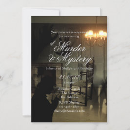 Convites Mistério de Assassinato Convida Investigação da Ce
