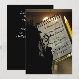 Convites Mistério de Assassinato Convida Investigação de