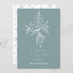 Convites Mistletoe Season of Joy Holiday Card
