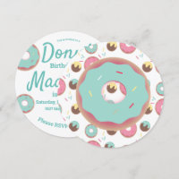 Mistura de Granulado de Donut Rosa e Verde 3D Redo