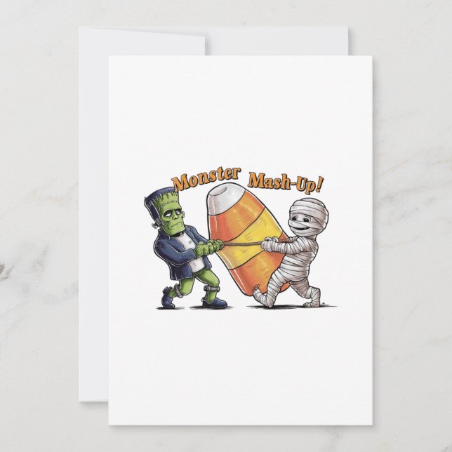 Convites Mistura de Monstros! (Frente)