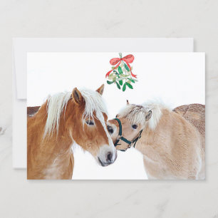 Convites Mistura de Natal Equestre Pôs Cutes Equestres