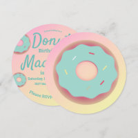 Mistura de sprinkles de donut rosa e azul 3D Ombre