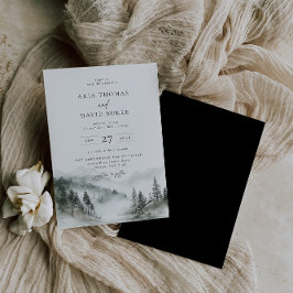 Convites Misty Mountain Forest Wedding