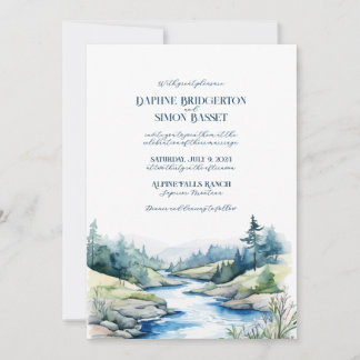 Convites Misty Mountain Wedding