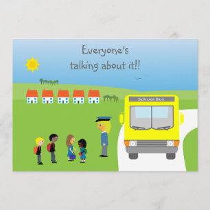 Convites Miúdos bonitos da escola & festa de aniversário 