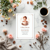 Mocha Mousse Love Está Fazendo Chá de fraldas De C