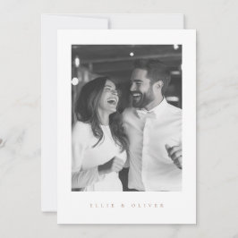 Convites Mocha Mousse White Boho Foto Moderna de Casamento