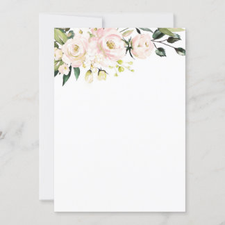 Convites Mockup Floral do Blush