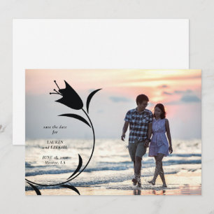 CONVITES MOD BLACK TULIP WEDING SALVE A DATA