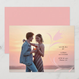 CONVITES MOD PINK TULIP WEDING SALVE A DATA