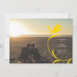 CONVITES MOD YELLOW TULIP WEDDING SALVE A DATA